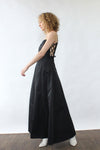 Y2K Lace-up Maxi Dress S/M