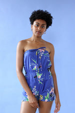 Hawaiian Floral Playsuit S