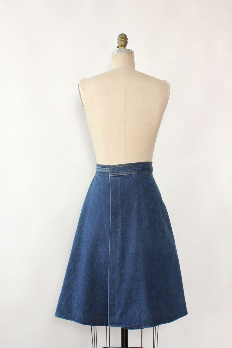 Lizz Denim Wrap Skirt XS/S
