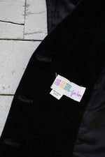 Black Velvet Vest XS/S