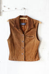 Harold's Fitted Suede Vest S
