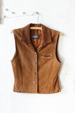 Harold's Fitted Suede Vest S