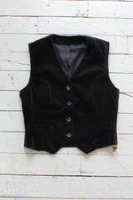 Black Velvet Vest XS/S