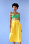 Marigold Raw Silk Skirt XS