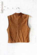 Harold's Fitted Suede Vest S