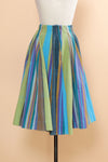 Annie Striped High Waist Skirt S