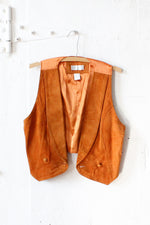 Pumpkin Suede Vest S/M