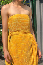 McFadden Marigold Pleat Dress S