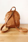 Honey Saddle Leather Backpack