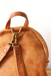 Honey Saddle Leather Backpack