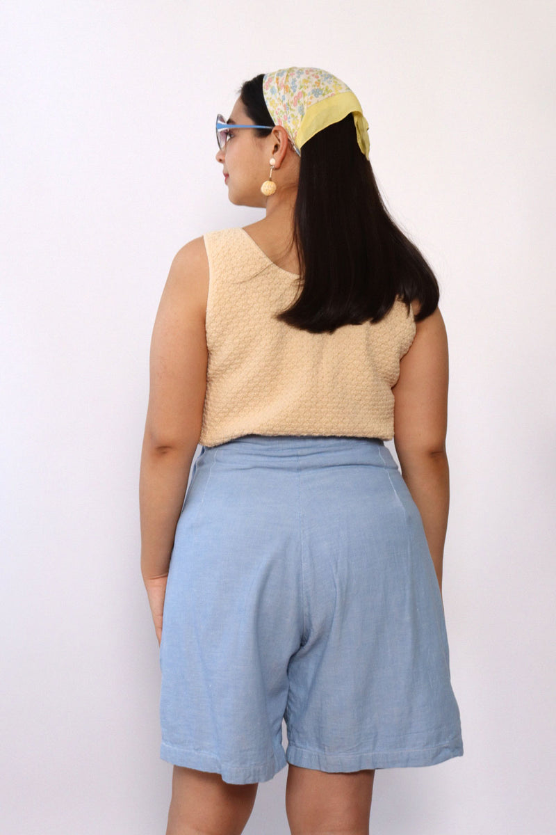 Bentley Cream Knit Tank M/L