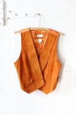 Pumpkin Suede Vest S/M
