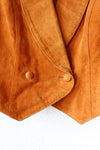 Pumpkin Suede Vest S/M