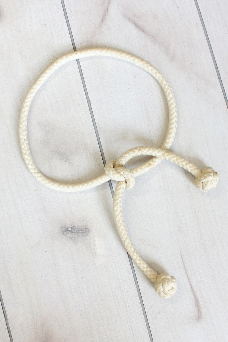 HOLD - Ivory Rope Belt