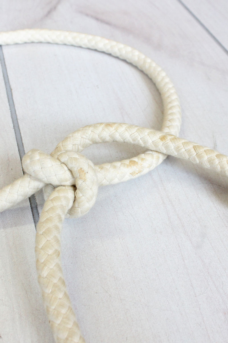 HOLD - Ivory Rope Belt