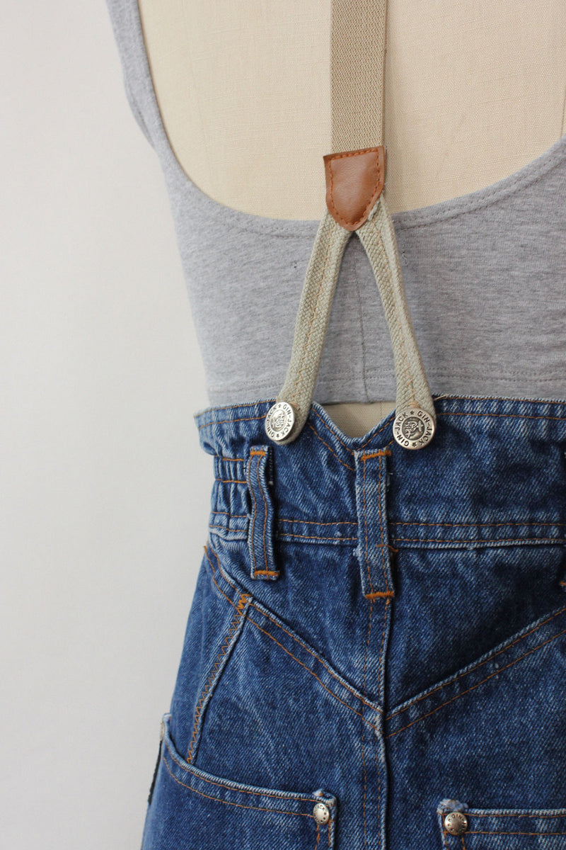 Jean Juniper Suspender Skirt XS