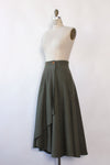 Bravo Army Green Flare Skirt M/L