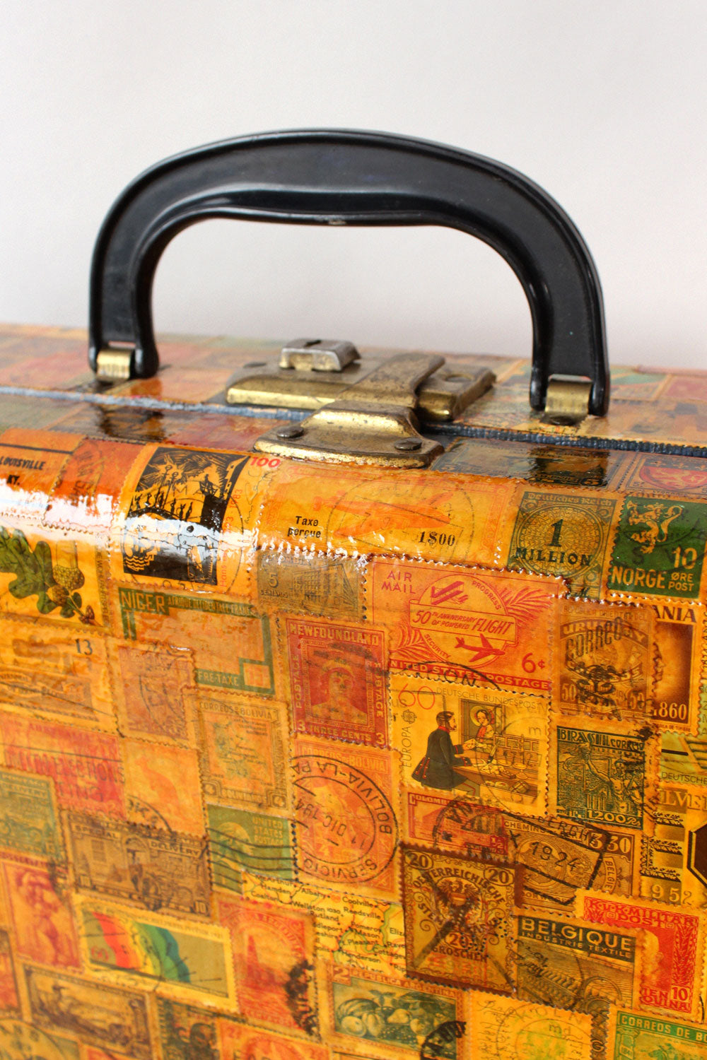 Ethel's Stamp Decoupage Suitcase