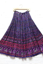 Elephant Crinkle Skirt