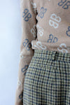 Ralph Lauren Olive Plaid Skirt S/M