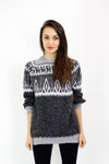 Monochrome Alpaca Pullover Sweater S/M