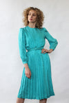 Argenti Turquoise Silk Dress XS/S