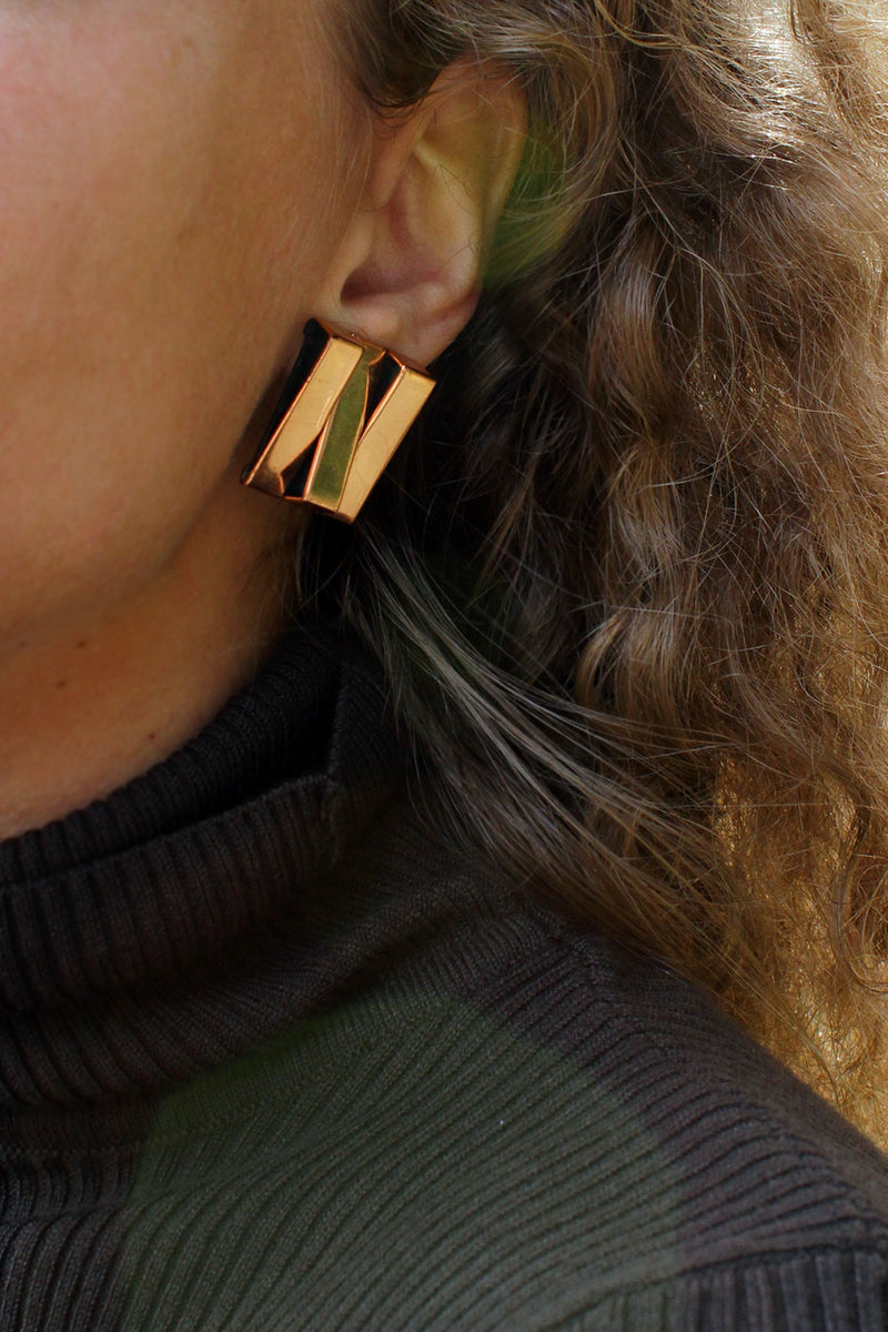 Copper Deco Clip-ons