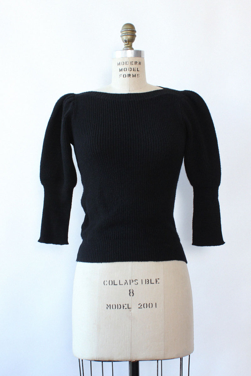 Eric Scott Puff Sweater XS-M