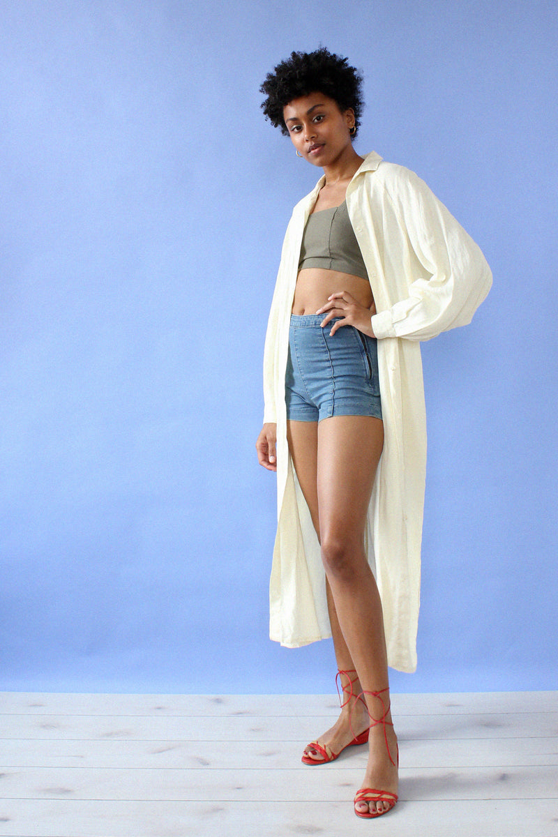 Harvé Benard Linen Duster S-L