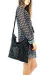Carlos Falchi texture tote