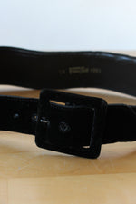 Black Velvet Cinch Belt XS/S