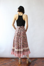 Ruffled Cotton Prairie Skirt XS