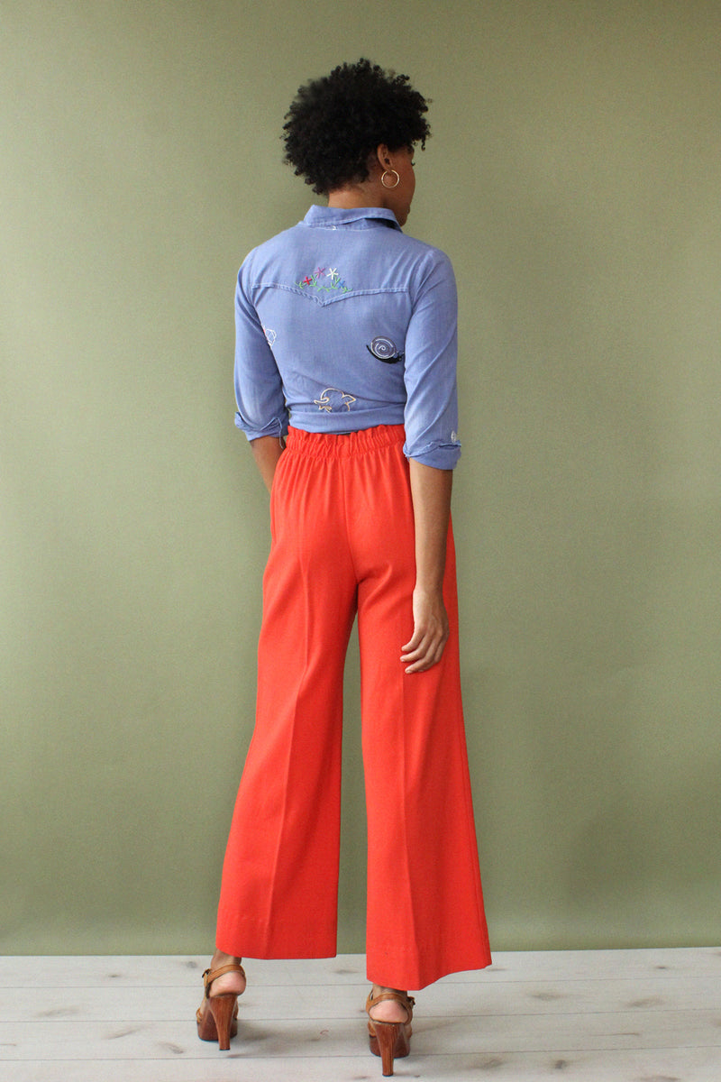 Tomato Tie Trousers XS-M