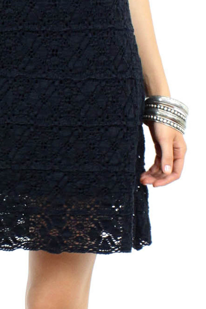 Brussels crochet floral lace dress S/M