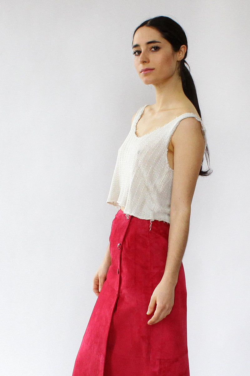 Forenza Berry Suede Maxi XS