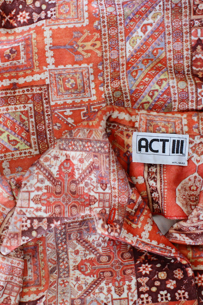 Kilim Print Shirt-Jacket S