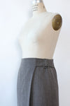 Herringbone Wrap Buckle Skirt S/M