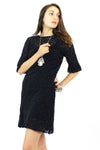 Brussels crochet floral lace dress S/M