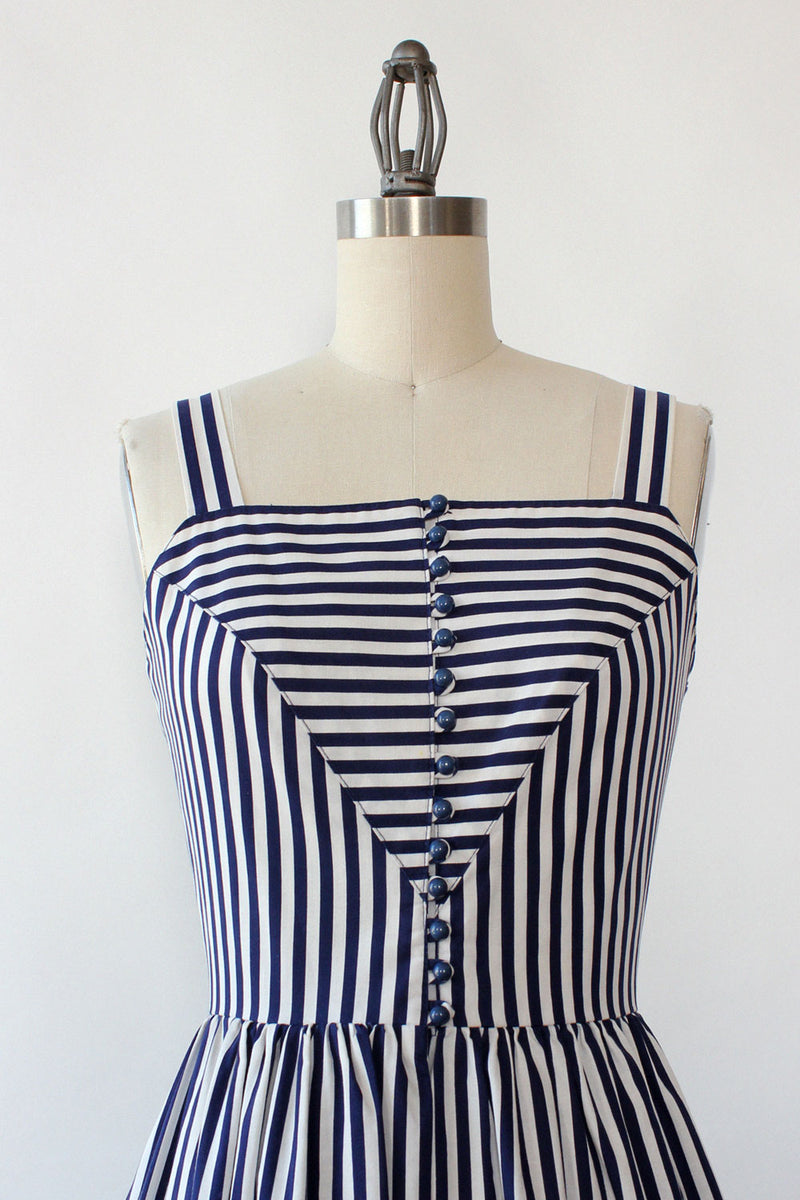 Stripe City Cotton Dress S