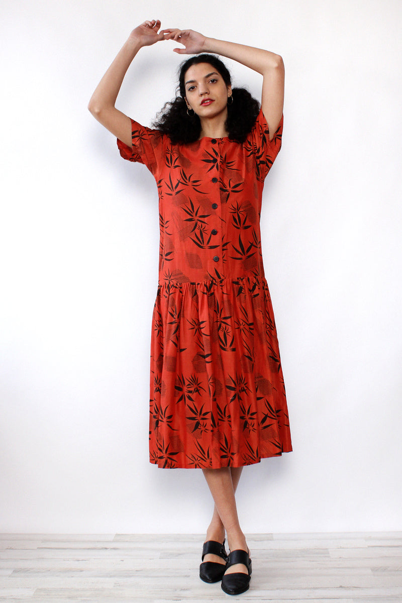 Bamboo Crosshatch Dress S/M