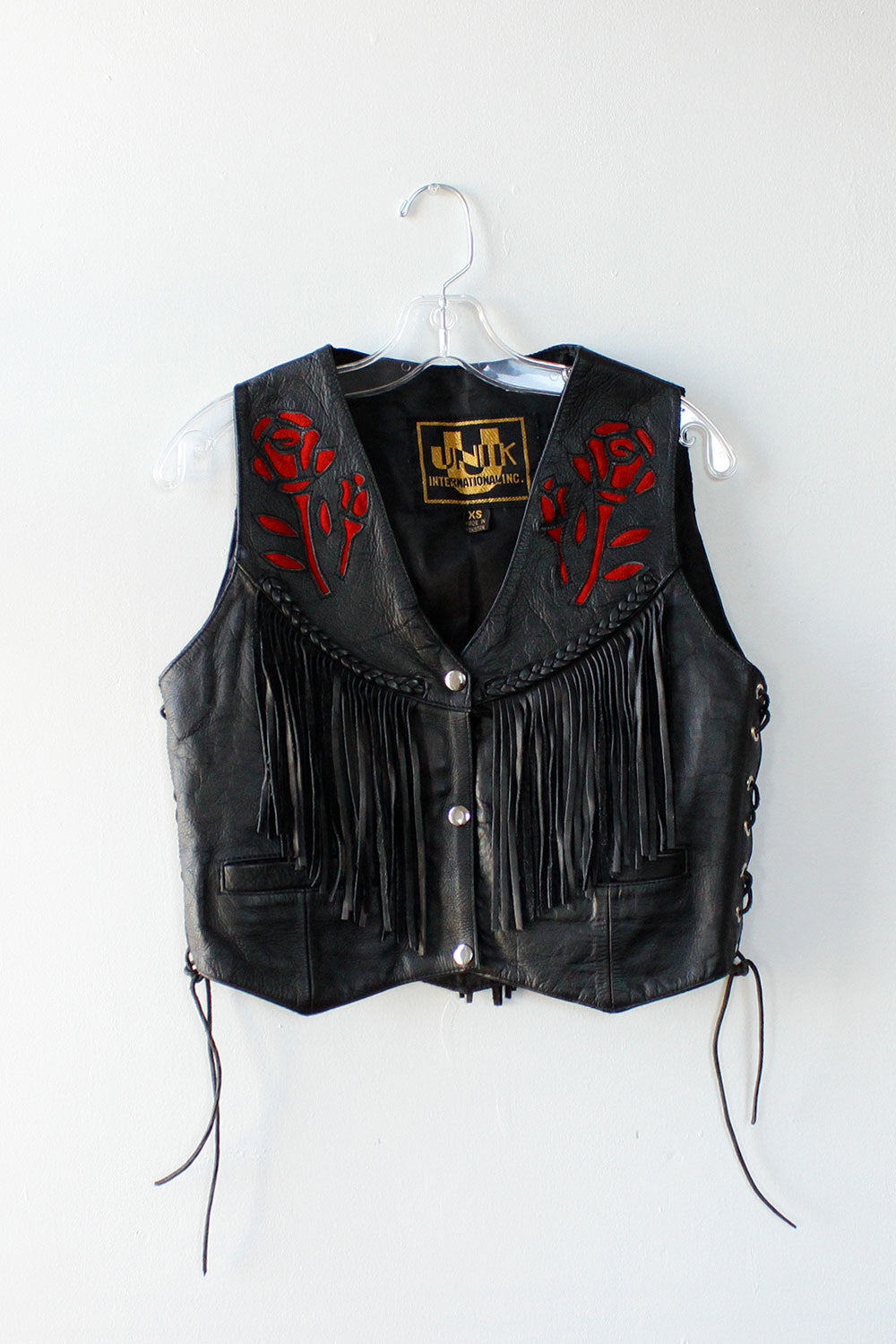 American Beauty Leather Vest XS/S – OMNIA
