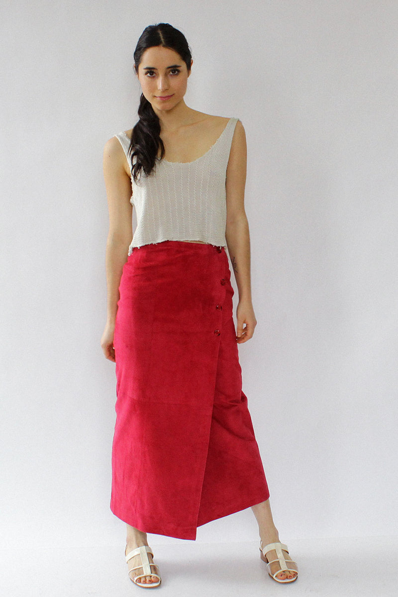 Forenza Berry Suede Maxi XS