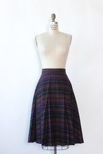Kayo Striped Pleat Skirt M