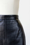 Buttery Leather Mini Skirt S