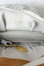 Gucci Woven Gathered Crossbody Bag