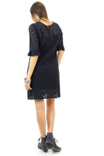 Brussels crochet floral lace dress S/M