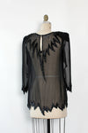 Sheer Swee Lo Sequin Tunic S/M