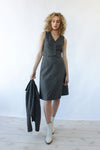 Pinstripe 3pc Skirt Suit XS