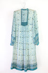 70s Ushas Gauze Dress S