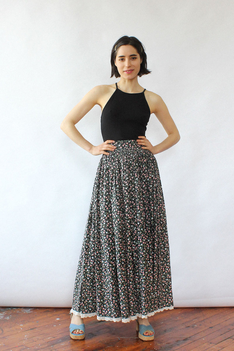 Ophelia Calico Skirt XS